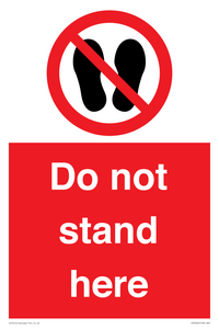 Do not stand here